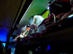Bus couchettes Yangshuo