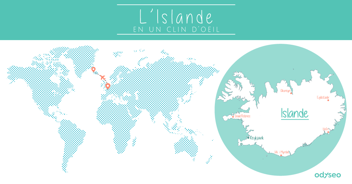 Map Islande en un clin d'oeil