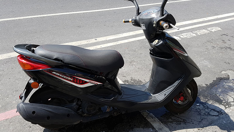 scooter loué à Hualien