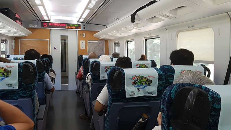 Train de Taipei à Hualien