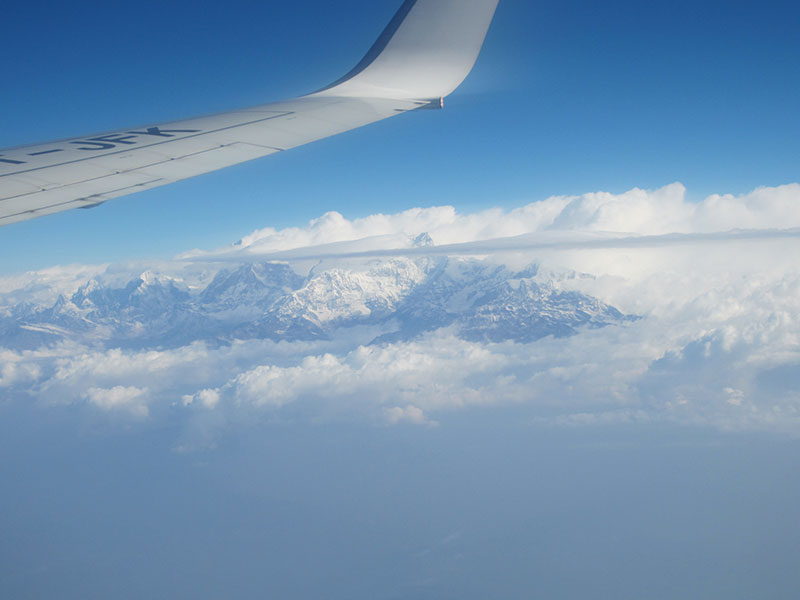 Népal vue du ciel