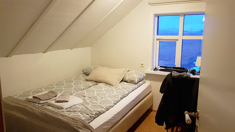 chambre d'hôtel en Islande l'hiver